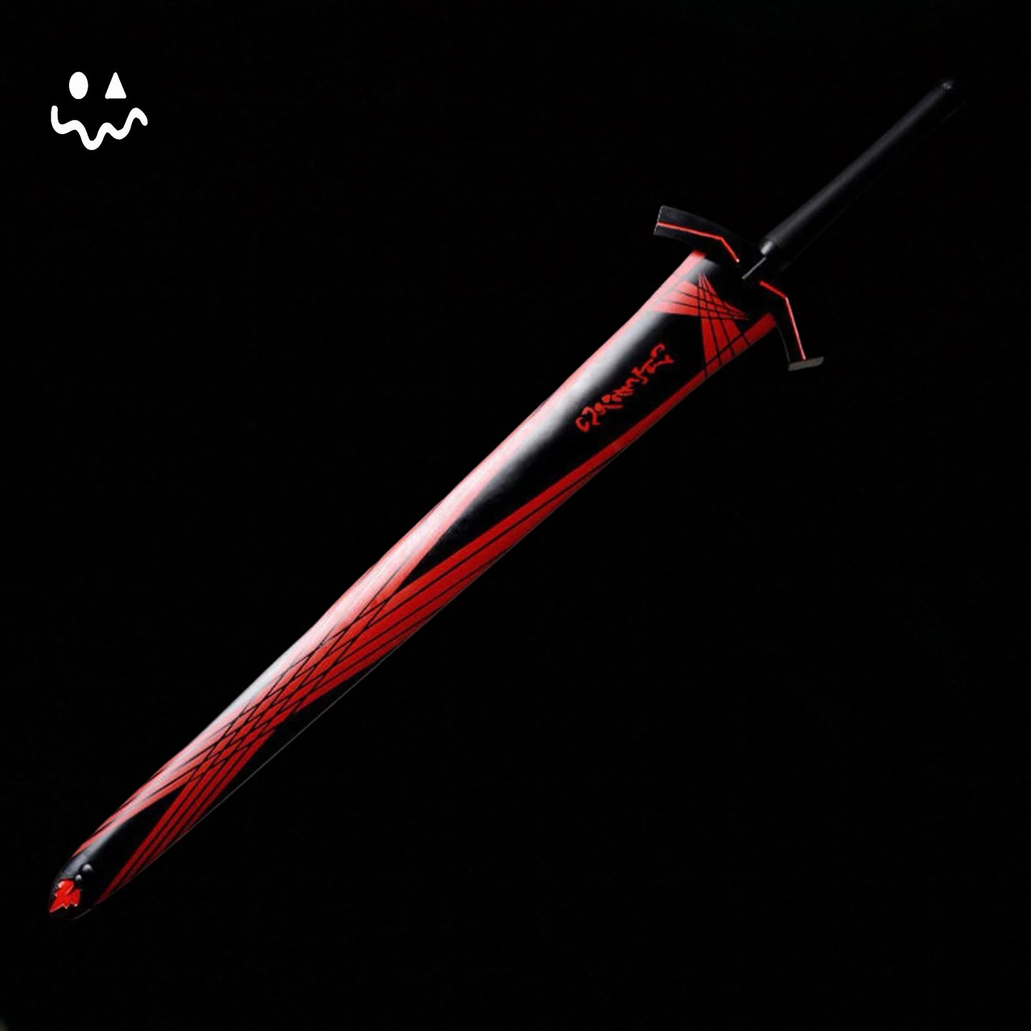 115CM/45.27" Black Excalibur Morgan Sword Life-Size Metal Replica