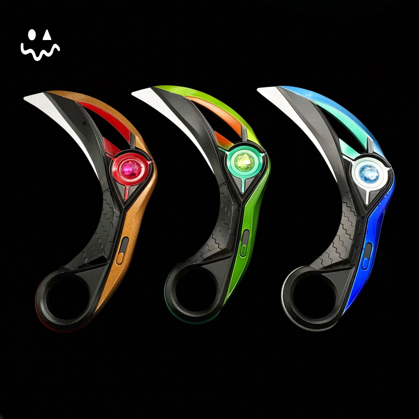 16.5CM/6.4'' Metal Luminous Ion Karambit Replica