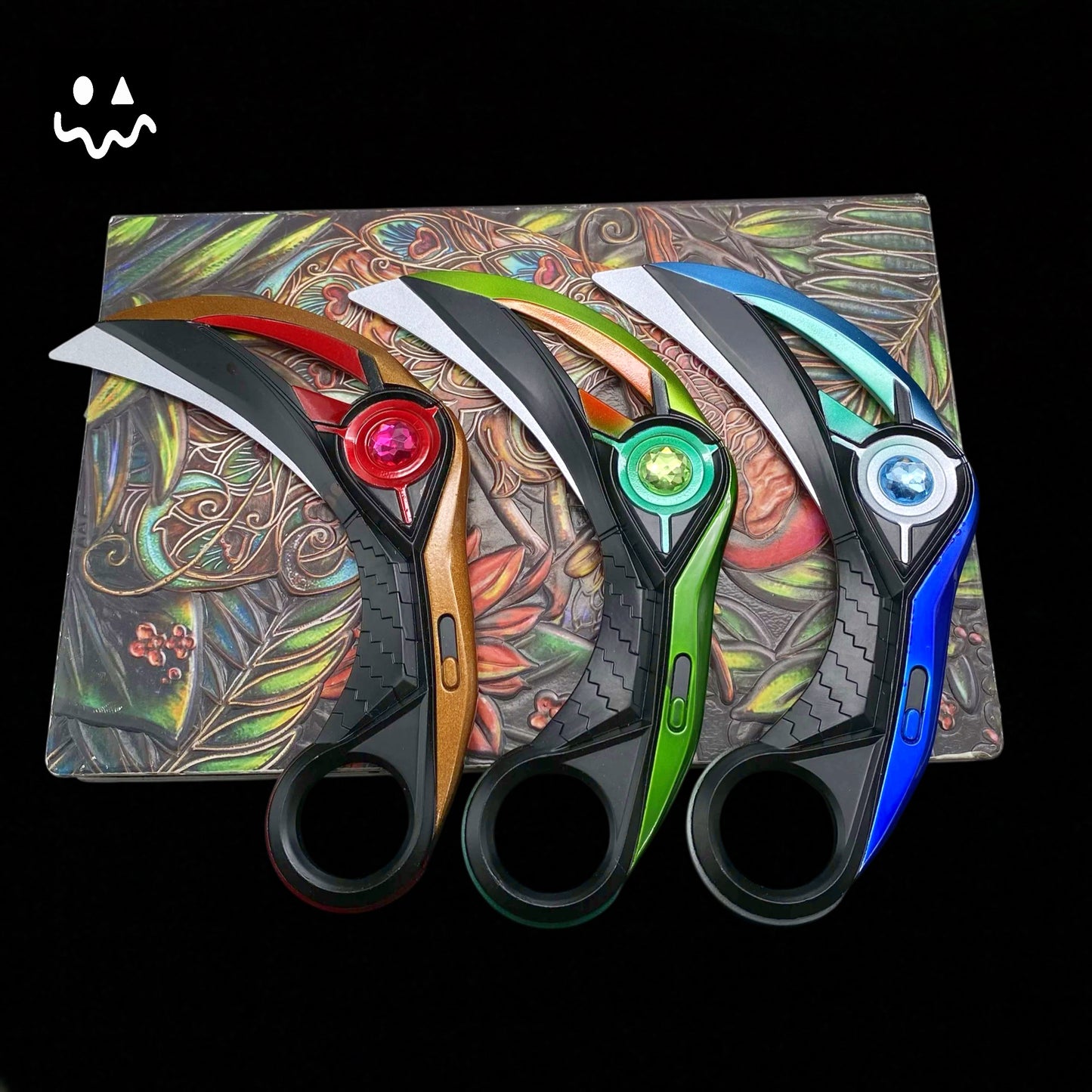 16.5CM/6.4'' Metal Luminous Ion Karambit Replica