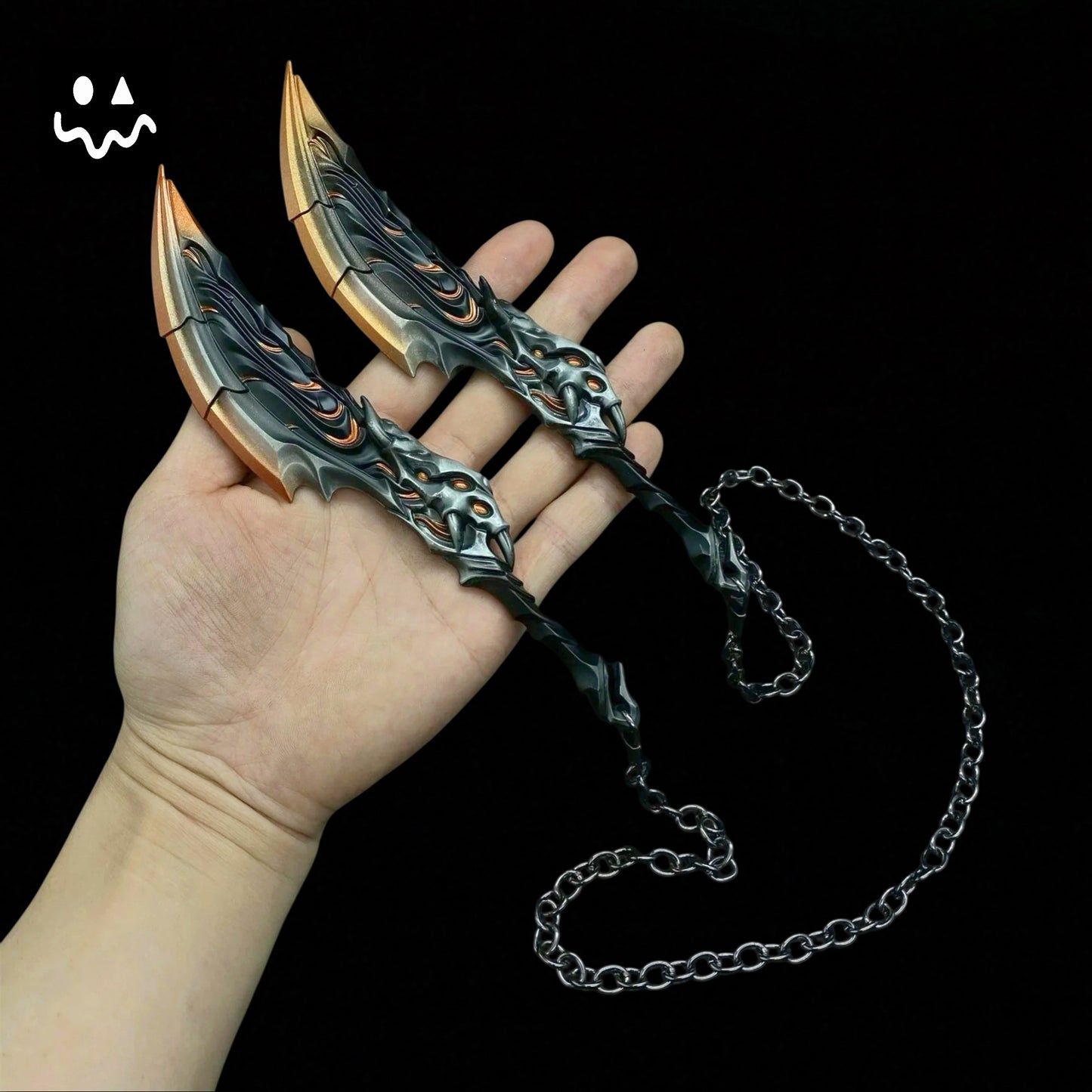 18.5CM/7.28'' Blades Of Primordia Metal Game Prop 4 Colors