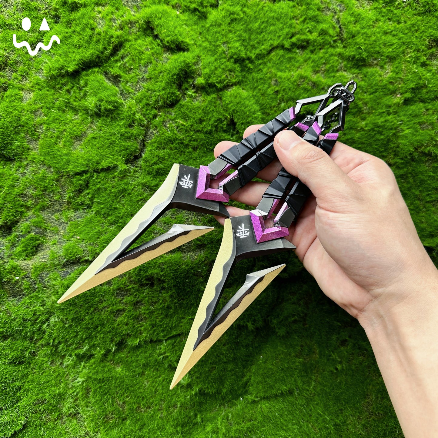 22CM/8.6" Metal Kuronami no Yaiba Life Size Replica In Real Life