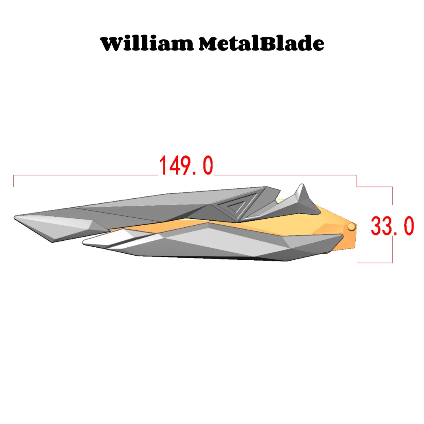 22CM/8.6" Metal Singularity Butterfly Trainer Blunt Knife