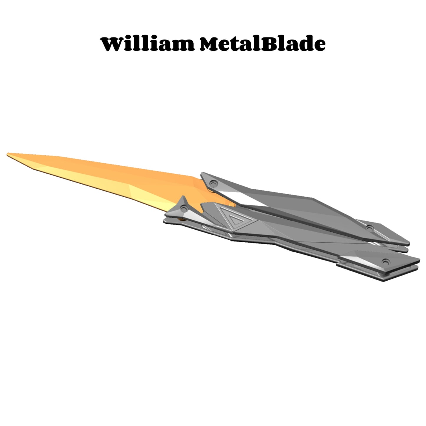 22CM/8.6" Metal Singularity Butterfly Trainer Blunt Knife