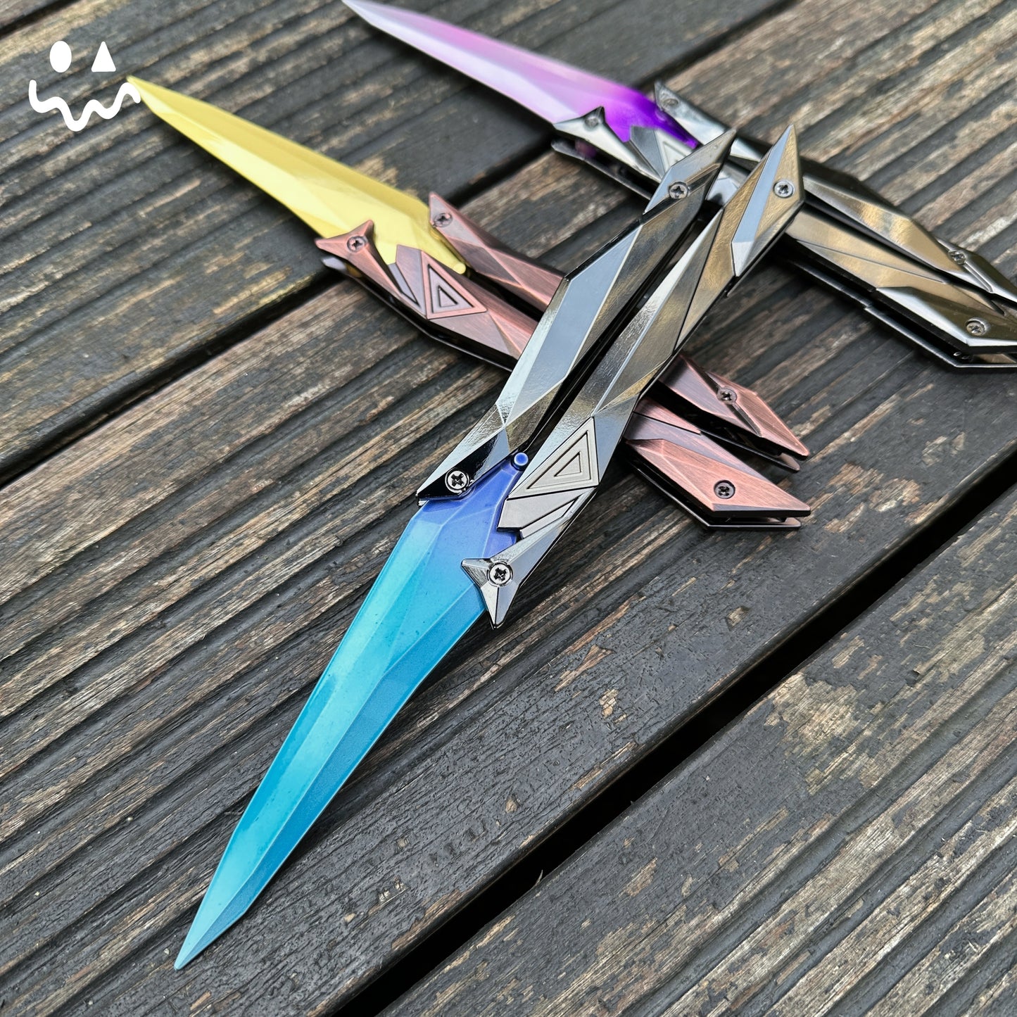 22CM/8.6" Metal Singularity Butterfly Trainer Blunt Knife