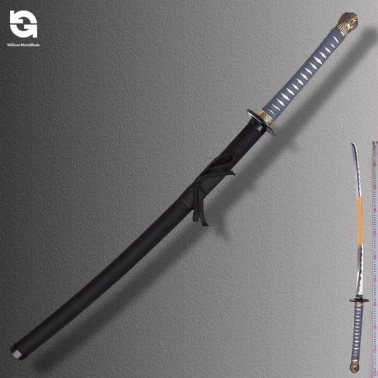 1:1 Life-Size Metal Replica Moonveil Katana Blunt Blade 130CM/51.1"