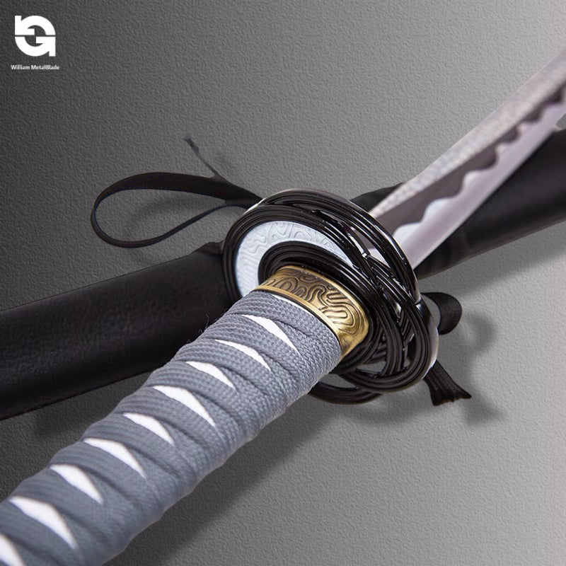 1:1 Life-Size Metal Replica Moonveil Katana Blunt Blade 130CM/51.1"