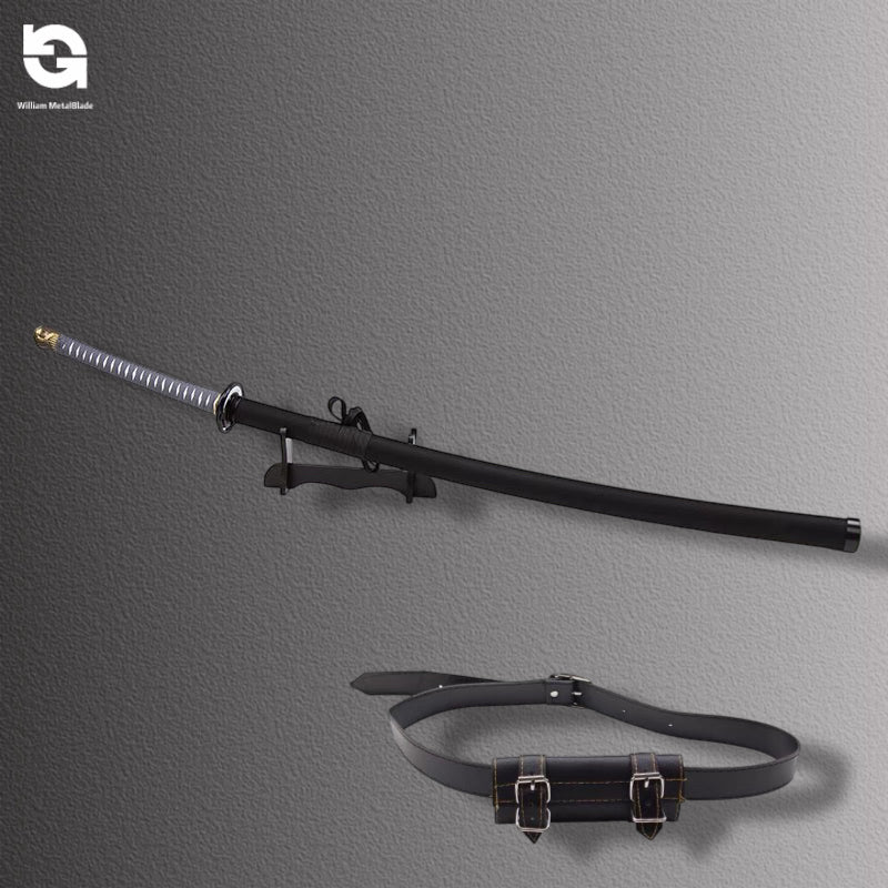 1:1 Life-Size Metal Replica Moonveil Katana Blunt Blade 130CM/51.1"