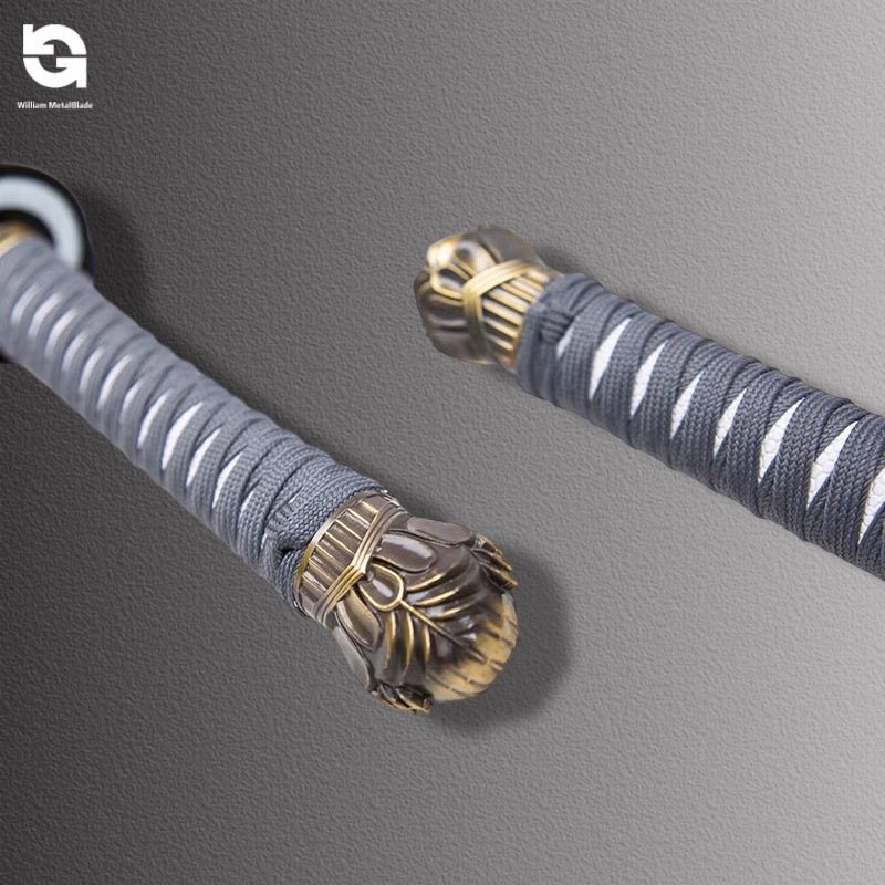 1:1 Life-Size Metal Replica Moonveil Katana Blunt Blade 130CM/51.1"