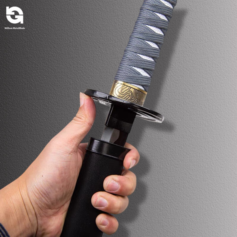 1:1 Life-Size Metal Replica Moonveil Katana Blunt Blade 130CM/51.1"
