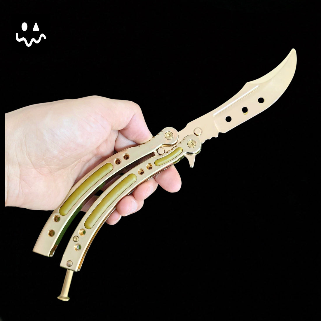 CS Balisong Blunt Blade Trainer Metal Replica Collection