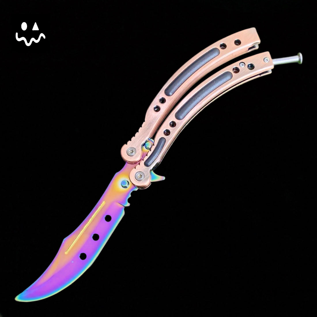 CS Balisong Blunt Blade Trainer Metal Replica Collection