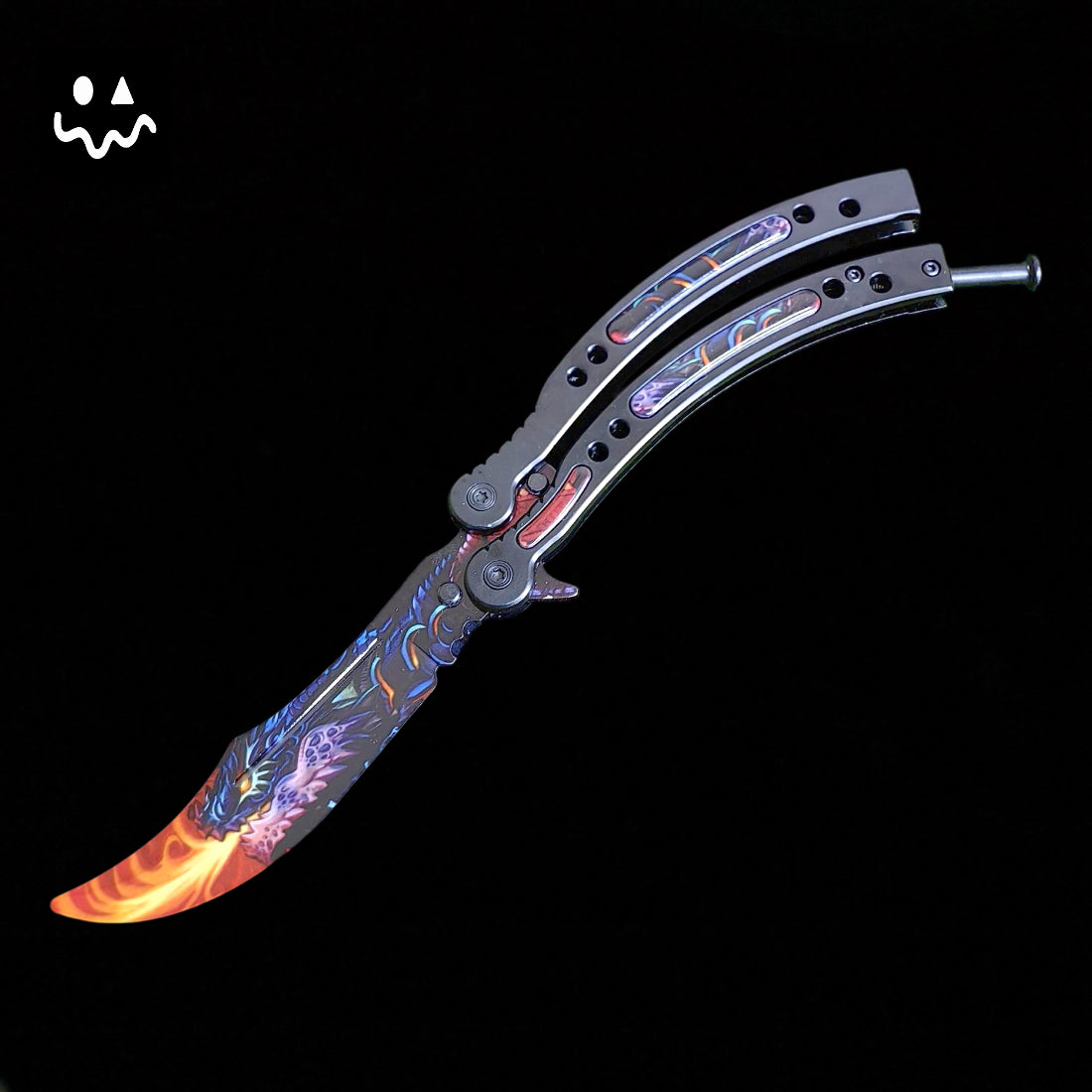 CS Balisong Blunt Blade Trainer Metal Replica Collection