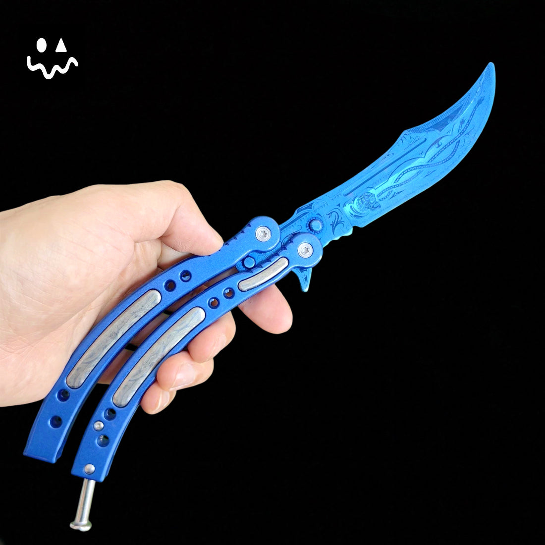CS Balisong Blunt Blade Trainer Metal Replica Collection