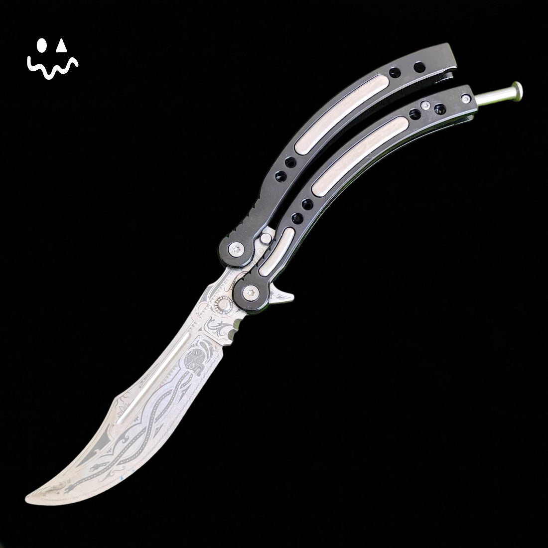 CS Balisong Blunt Blade Trainer Metal Replica Collection