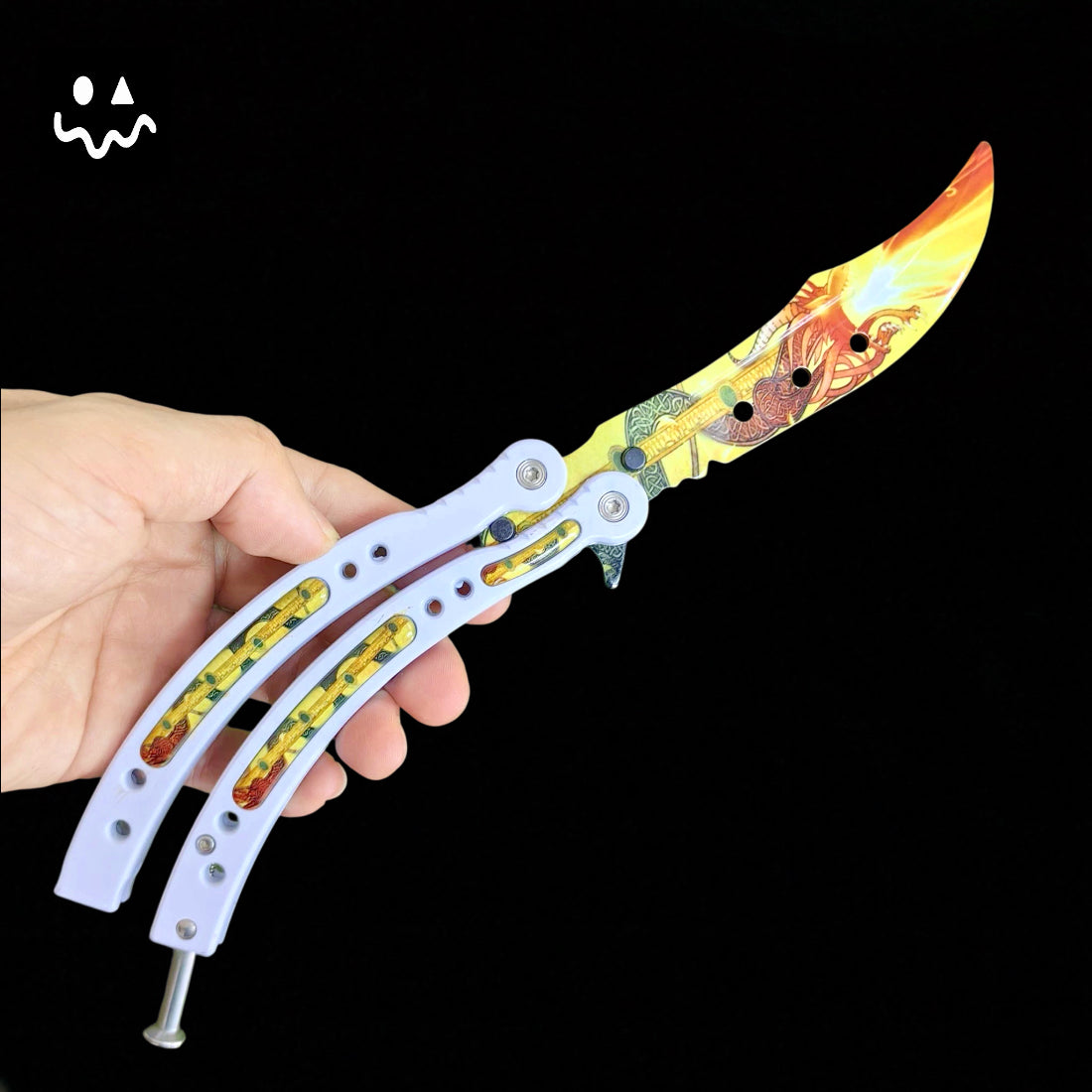 CS Balisong Blunt Blade Trainer Metal Replica Collection