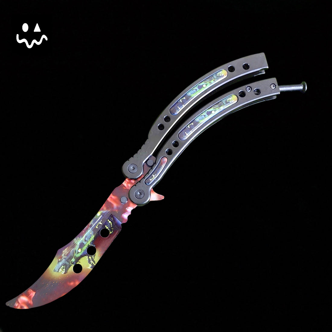 CS Balisong Blunt Blade Trainer Metal Replica Collection