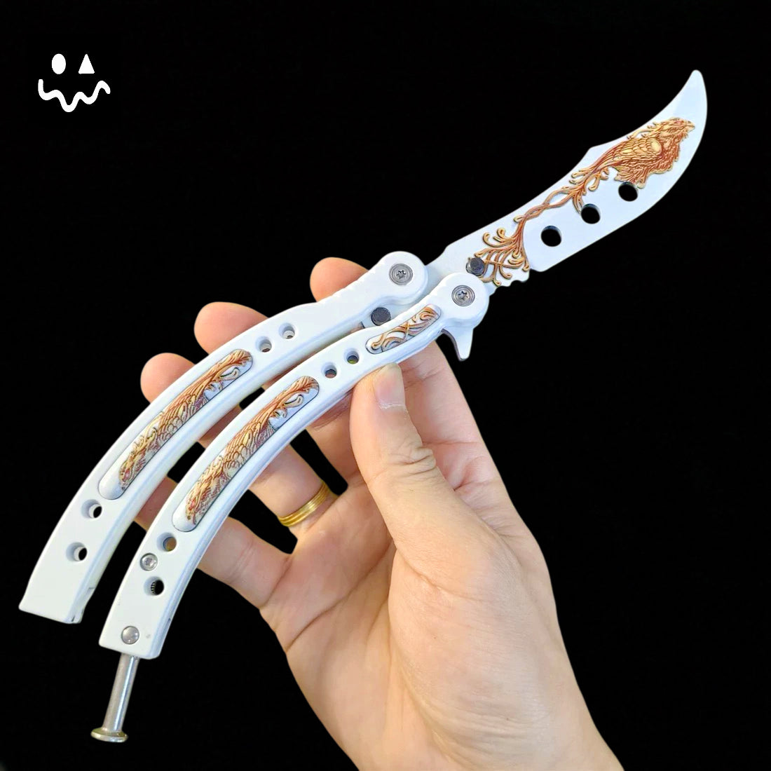 CS Balisong Blunt Blade Trainer Metal Replica Collection