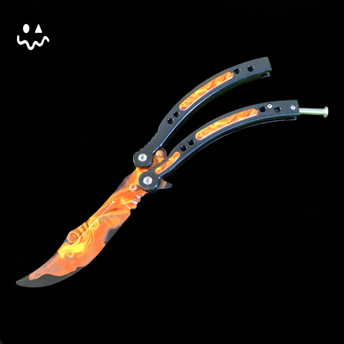 CS Balisong Blunt Blade Trainer Metal Replica Collection
