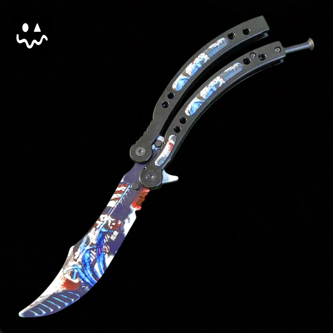 CS Balisong Blunt Blade Trainer Metal Replica Collection