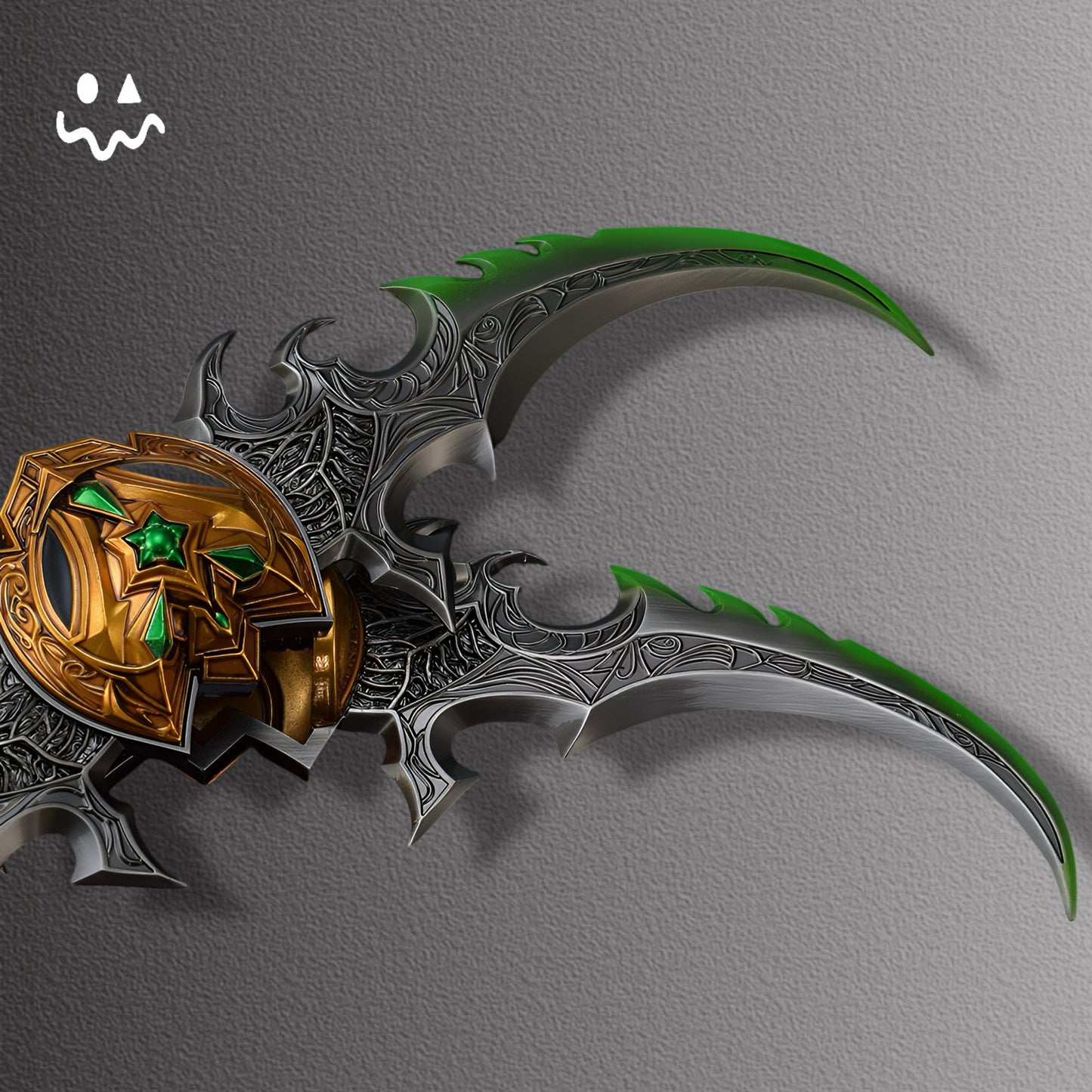 Illidan Stormrage Warglaive of Azzinoth Metal Handicraft
