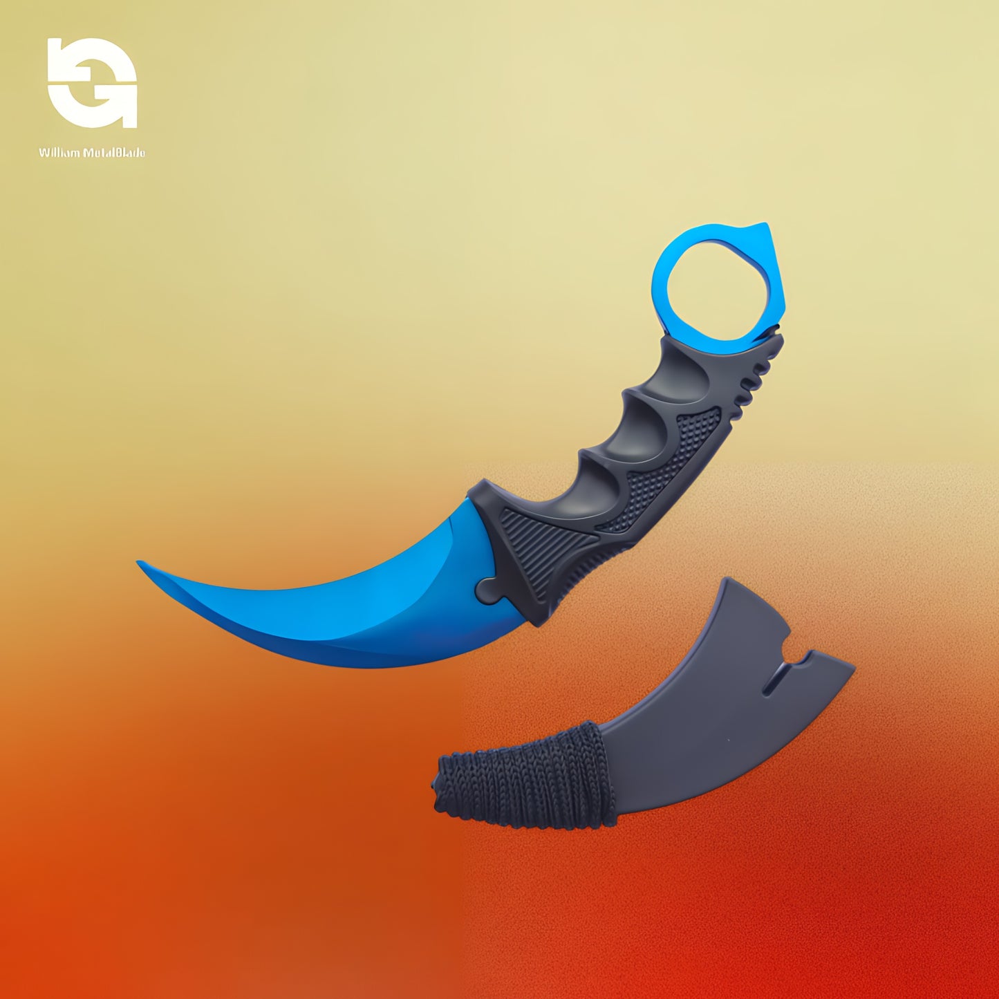 20cm/7.9'' CSGO Karambit Lore Blunt Blade Knife 30 In 1 Pack
