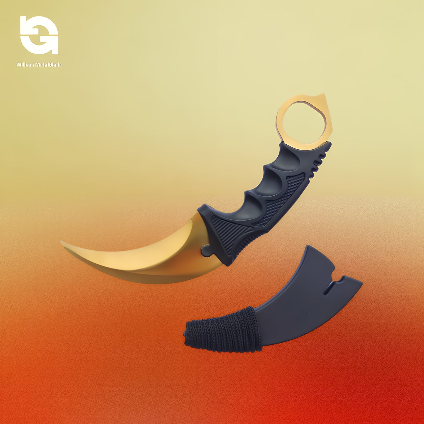 20cm/7.9'' CSGO Karambit Lore Blunt Blade Knife 30 In 1 Pack