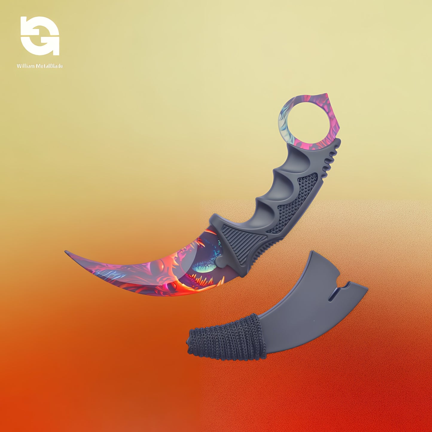 20cm/7.9'' CSGO Karambit Lore Blunt Blade Knife 30 In 1 Pack