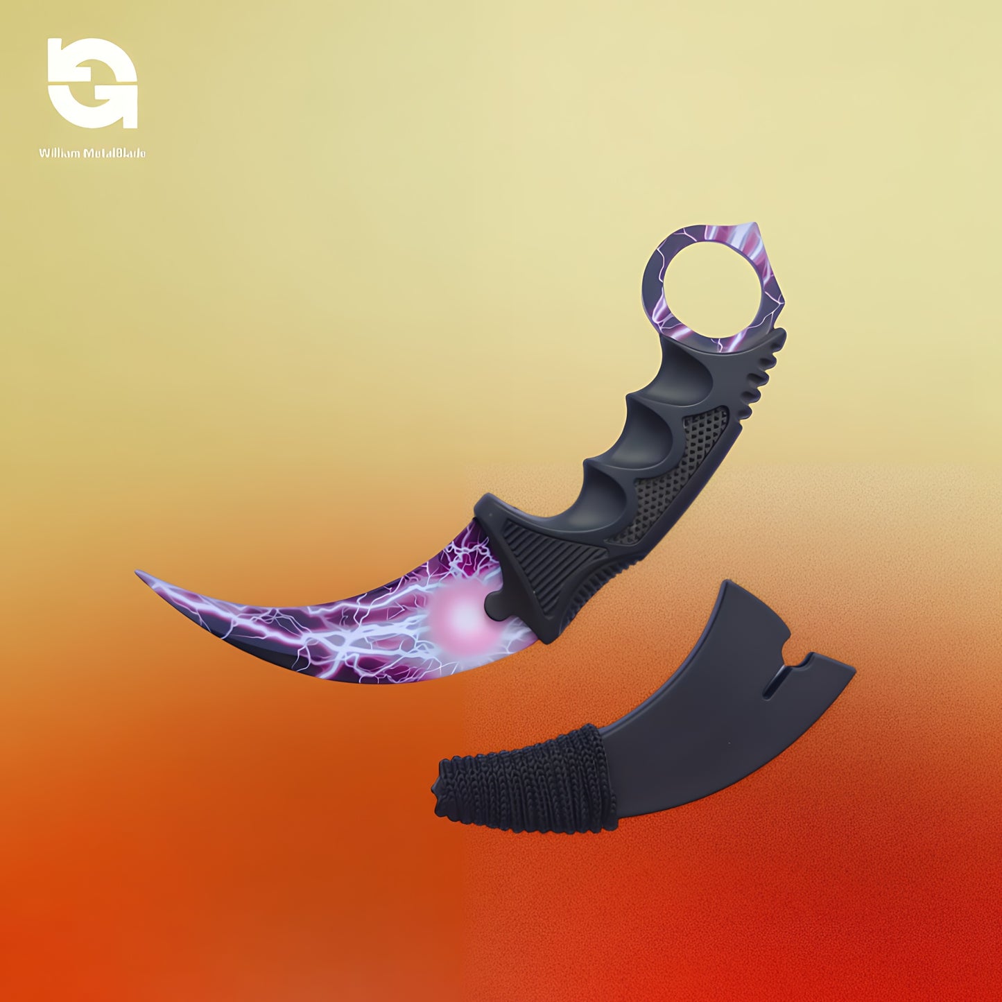 20cm/7.9'' CSGO Karambit Lore Blunt Blade Knife 30 In 1 Pack
