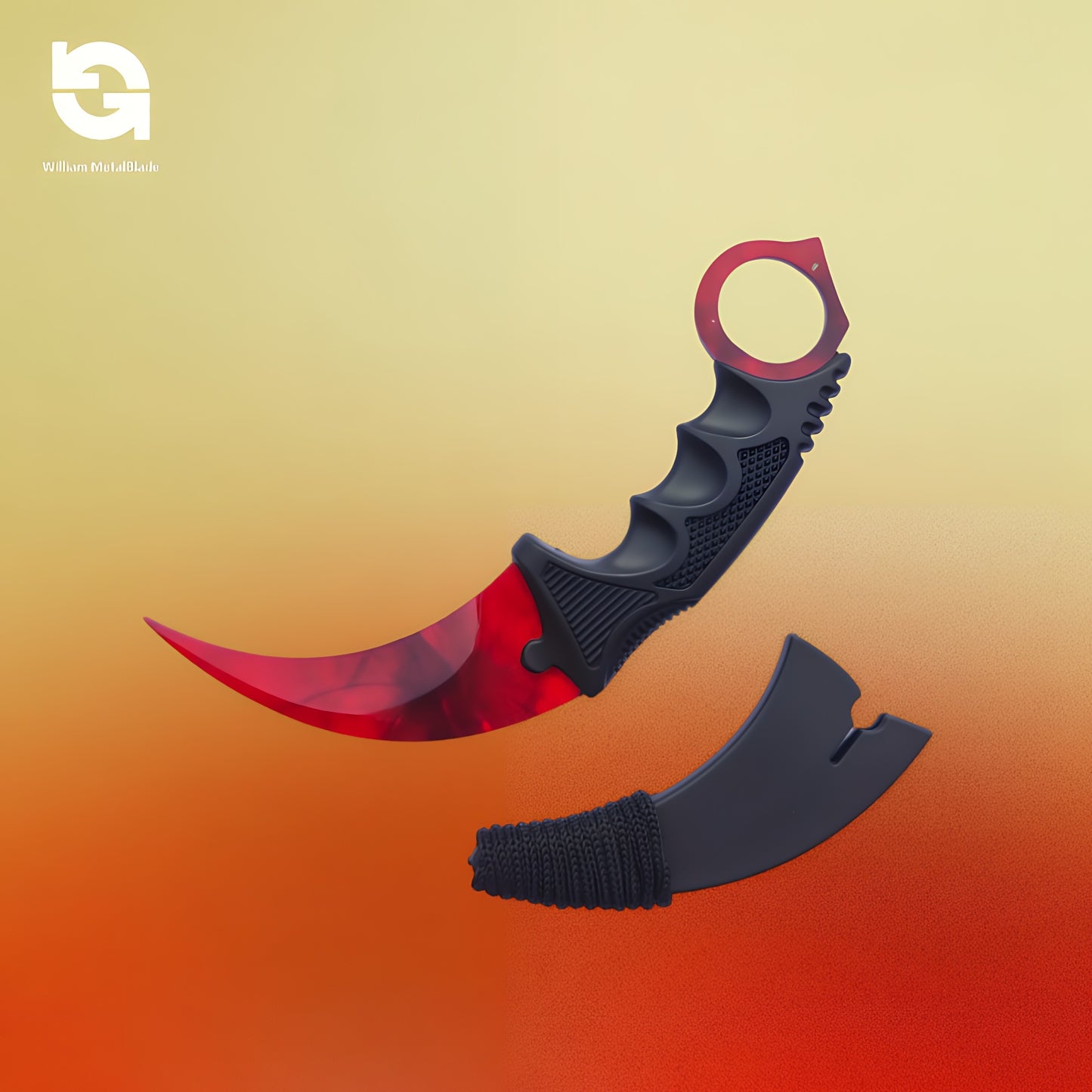 20cm/7.9'' CSGO Karambit Lore Blunt Blade Knife 30 In 1 Pack