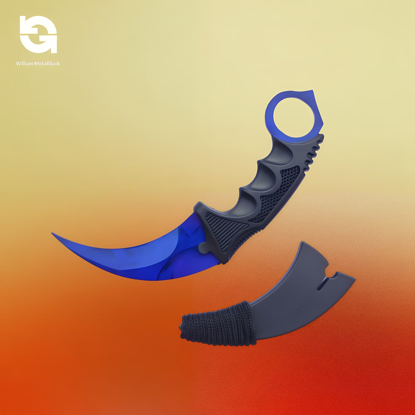 20cm/7.9'' CSGO Karambit Lore Blunt Blade Knife 30 In 1 Pack