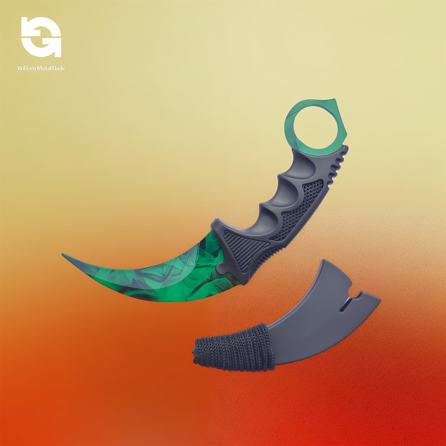 20cm/7.9'' CSGO Karambit Lore Blunt Blade Knife 30 In 1 Pack