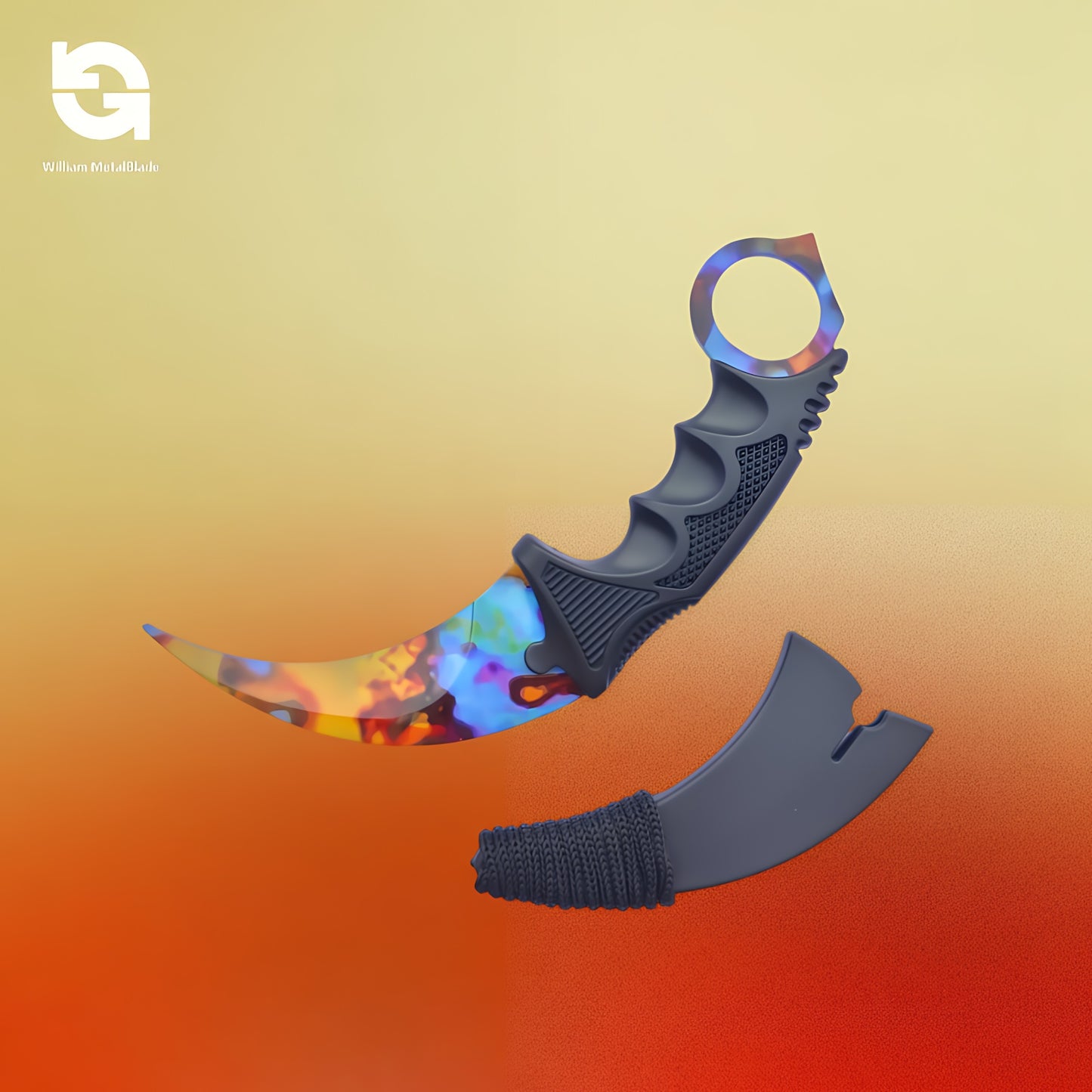20cm/7.9'' CSGO Karambit Lore Blunt Blade Knife 30 In 1 Pack