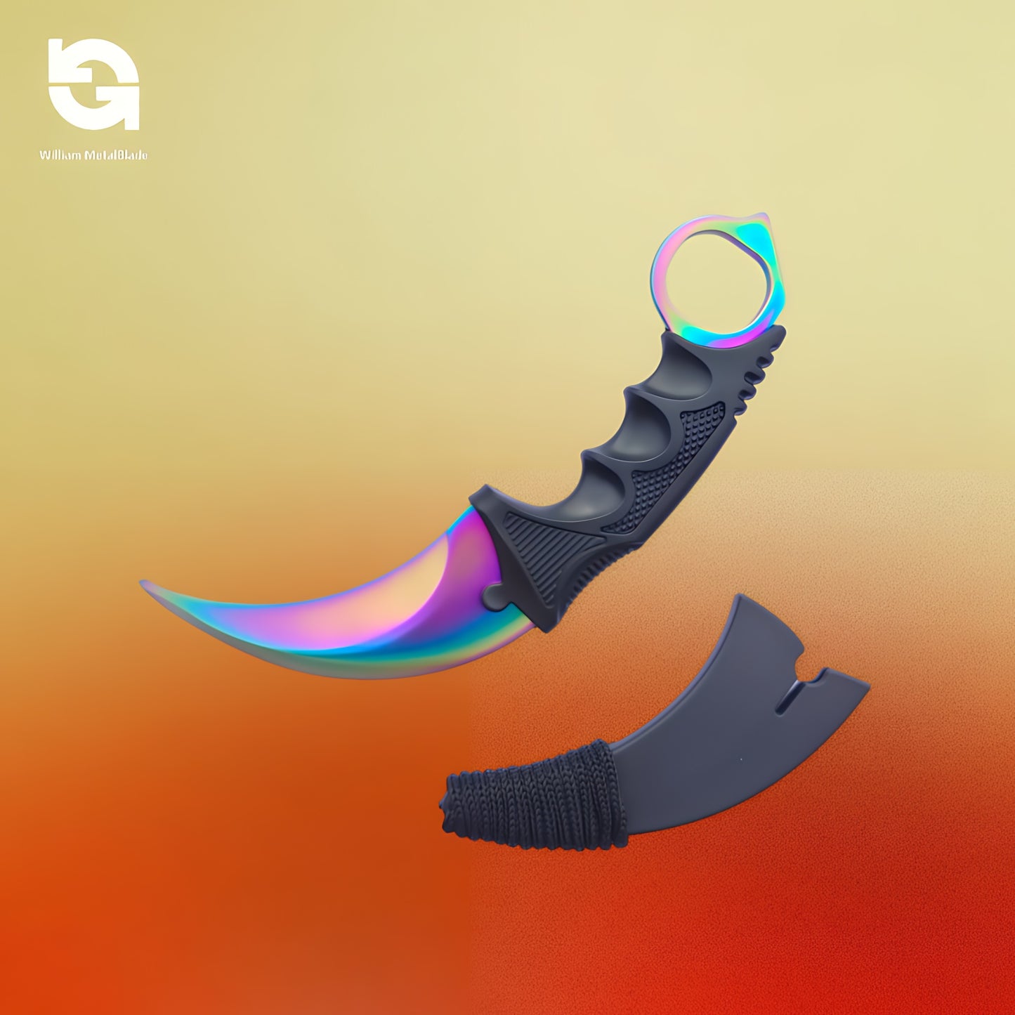 20cm/7.9'' CSGO Karambit Lore Blunt Blade Knife 30 In 1 Pack