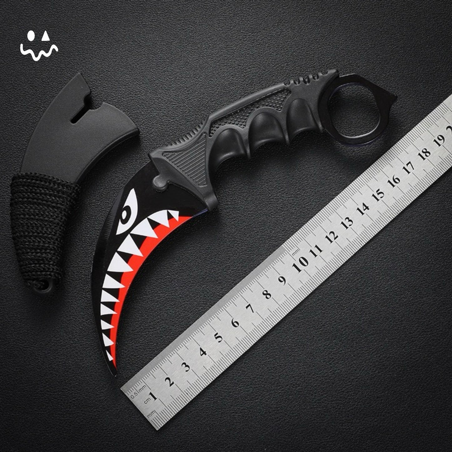 20cm/7.9'' CSGO Karambit Lore Blunt Blade Knife