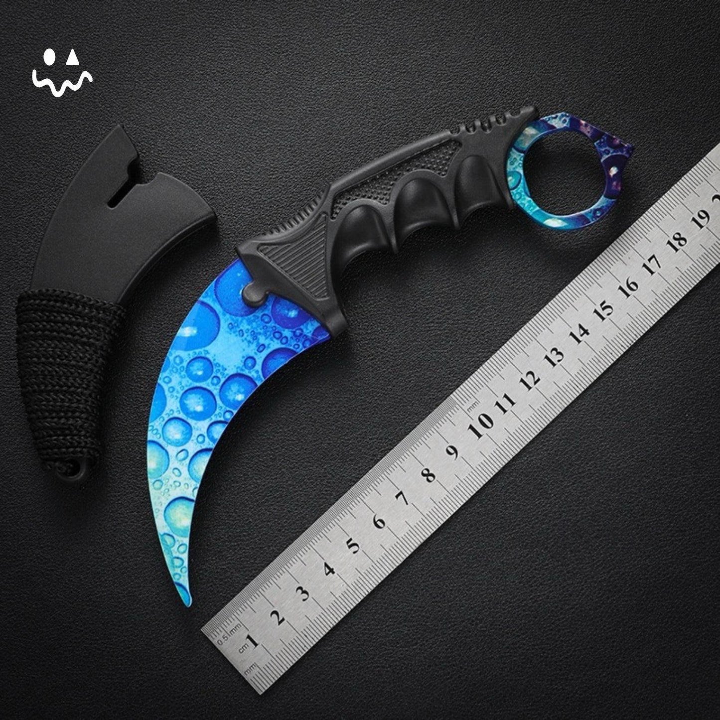 20cm/7.9'' CSGO Karambit Lore Blunt Blade Knife