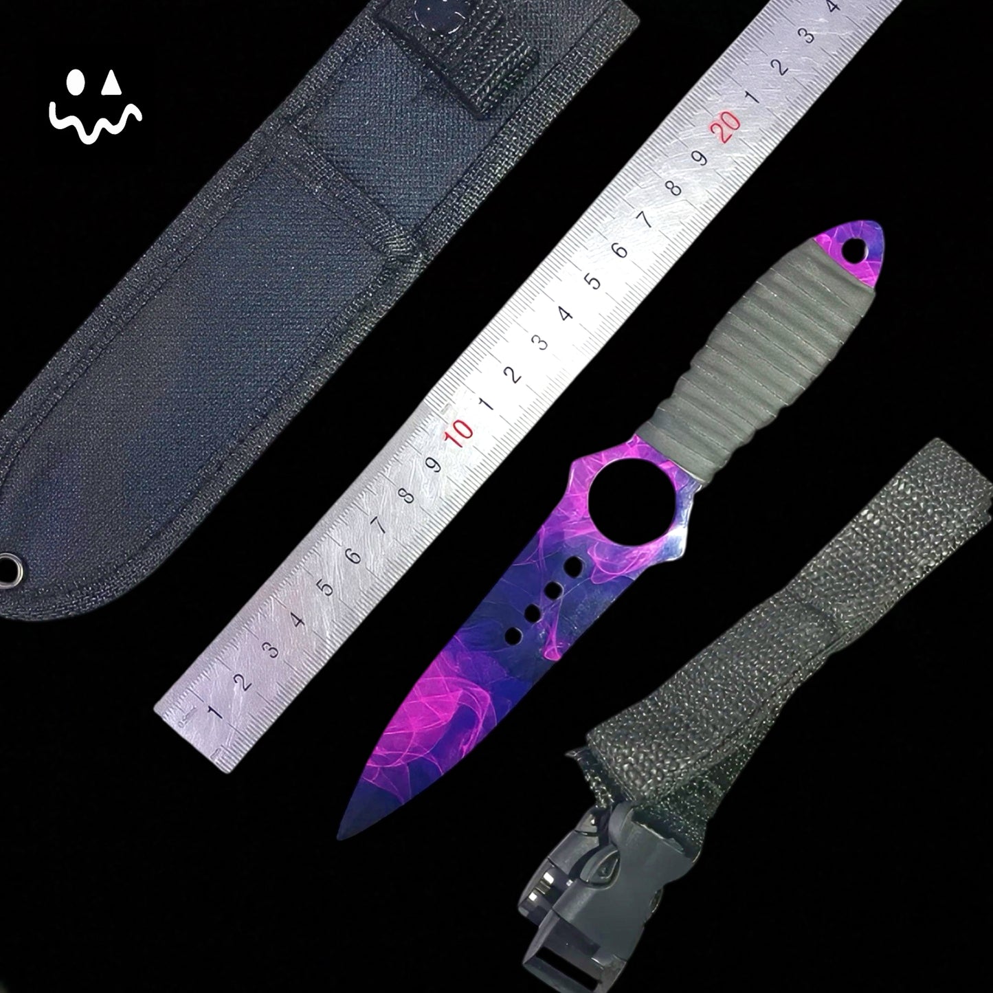 21cm/8.2'' CSGO Sharp Kunai Knife Sharp Blade