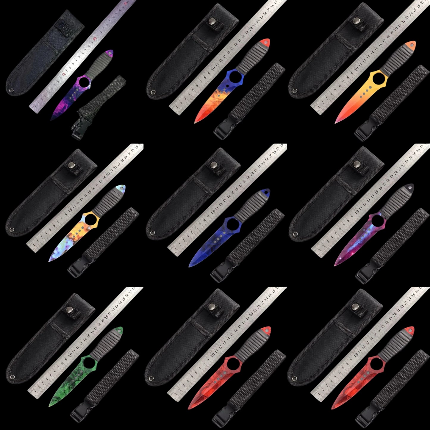 21cm/8.2'' CSGO Sharp Kunai Knife Sharp Blade