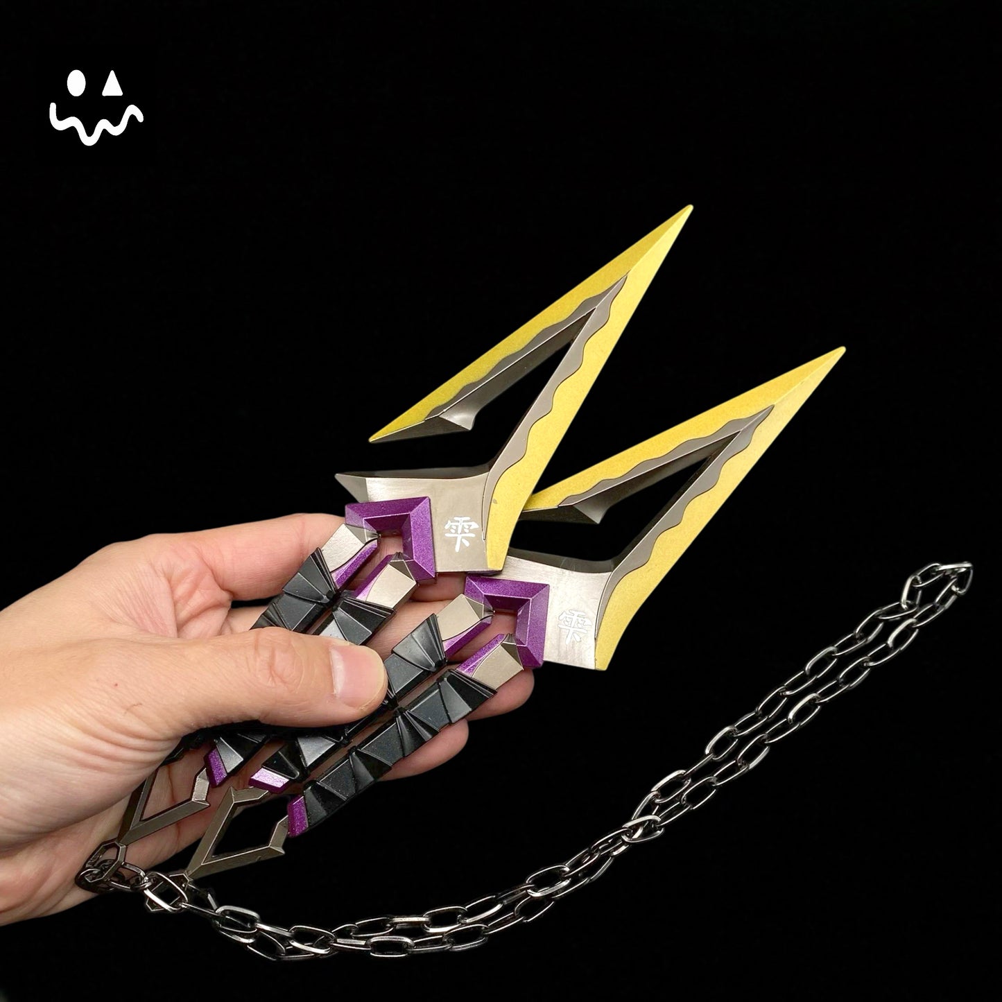 22CM/8.6" Metal Kuronami no Yaiba Life Size Replica In Real Life