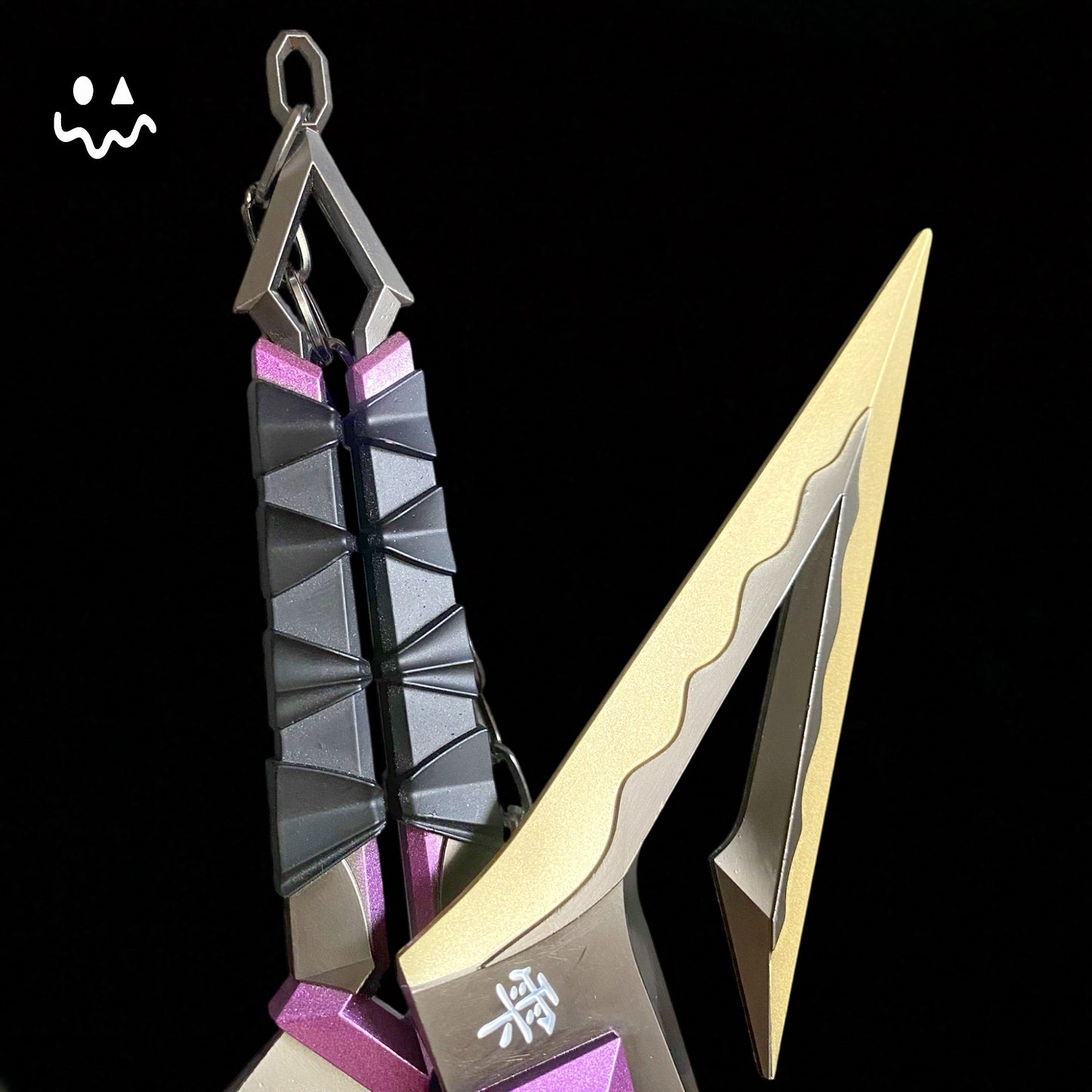 22CM/8.6" Metal Kuronami no Yaiba Life Size Replica In Real Life