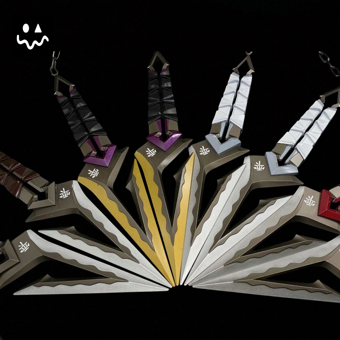 22CM/8.6" Metal Kuronami no Yaiba Life Size Replica In Real Life