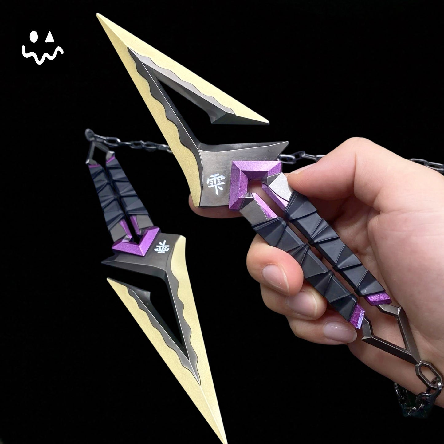 22CM/8.6" Metal Kuronami no Yaiba Life Size Replica In Real Life