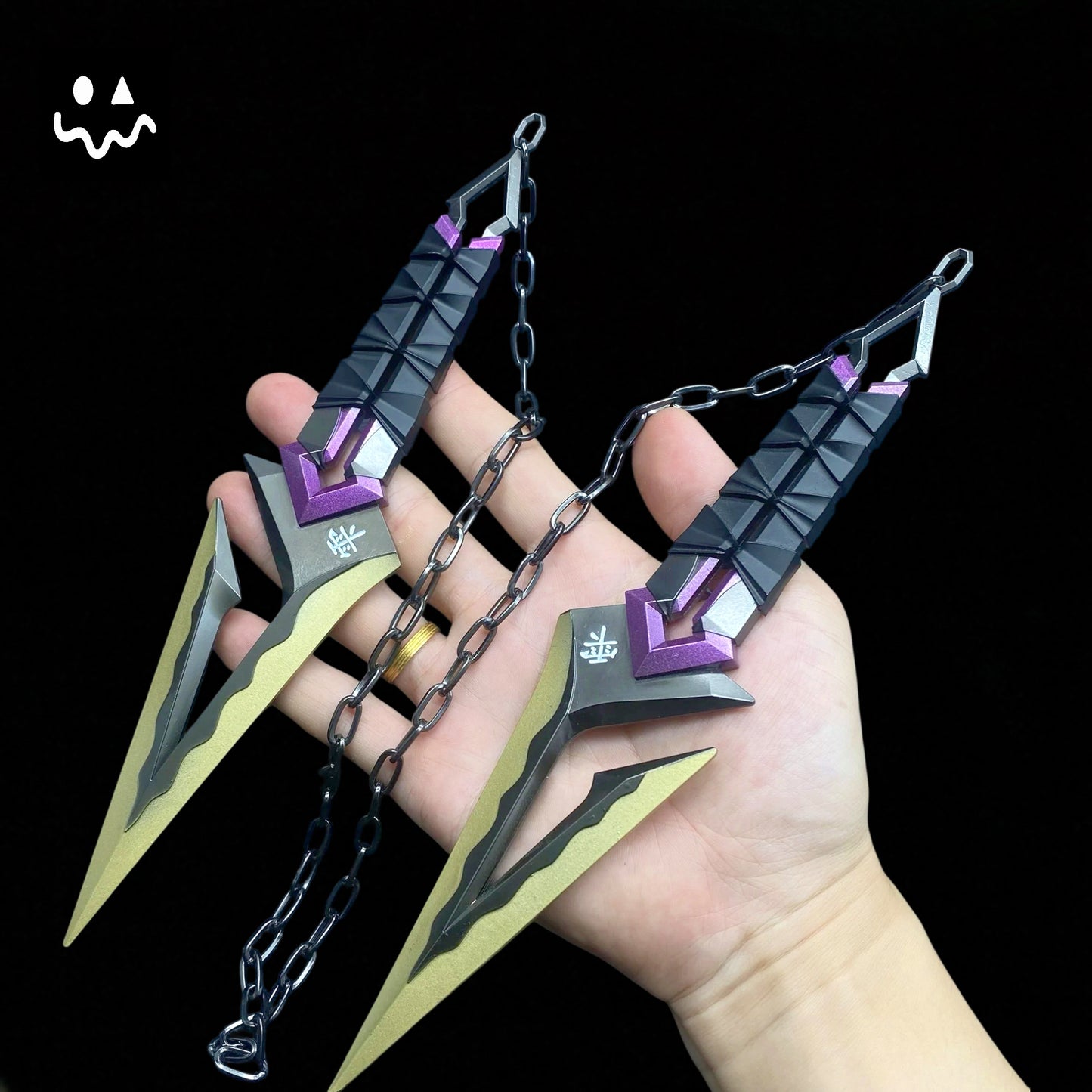 22CM/8.6" Metal Kuronami no Yaiba Life Size Replica In Real Life