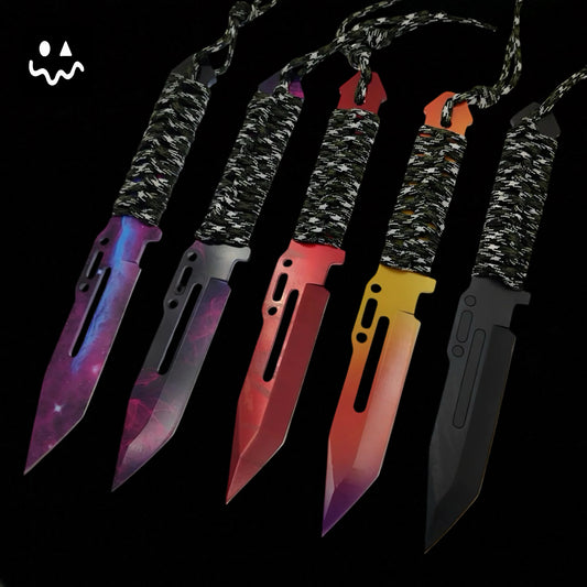 22cm/8.66'' CSGO High-quality Paracord Knife Steel  Sharp Replica