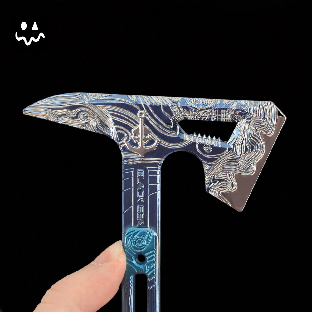 24CM/9.4" Delta Force Black Sea Tactical Axe Metal Replica