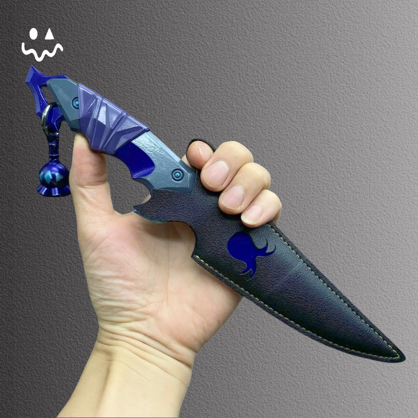 25CM/10.6" VAL GO! Vol. 3 Dagger With Octopus Pendant Metal Replica