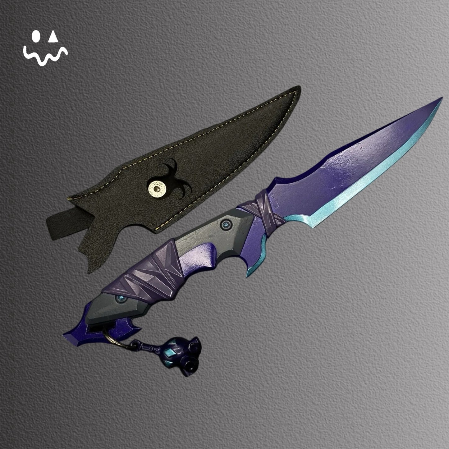 25CM/10.6" VAL GO! Vol. 3 Dagger With Octopus Pendant Metal Replica