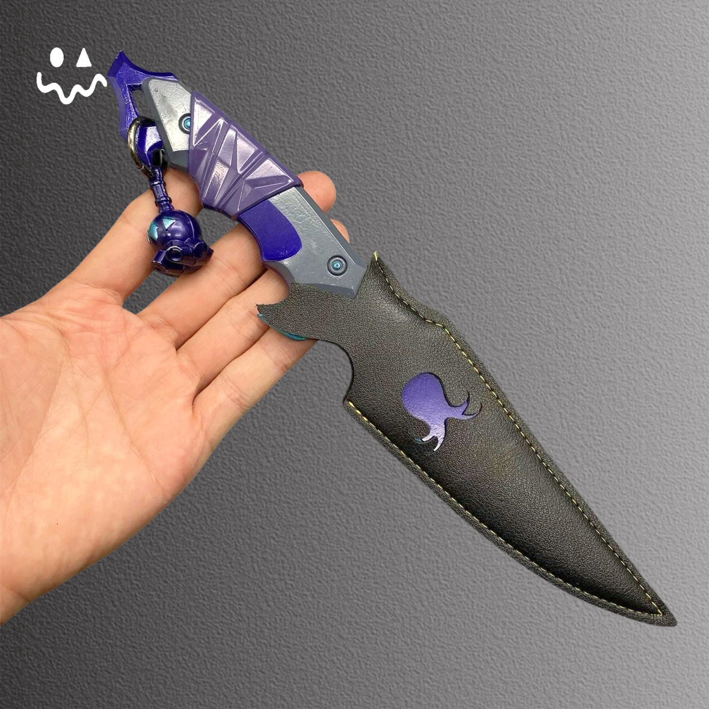 25CM/10.6" VAL GO! Vol. 3 Dagger With Octopus Pendant Metal Replica