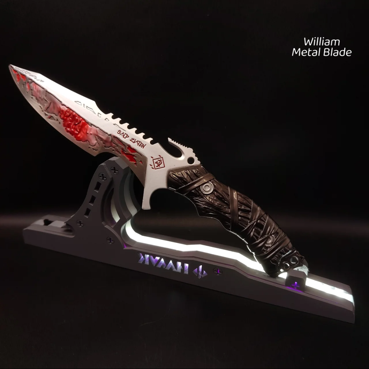 25CM/9.8" Delta Force Hawk Ops Machete Metal Replica
