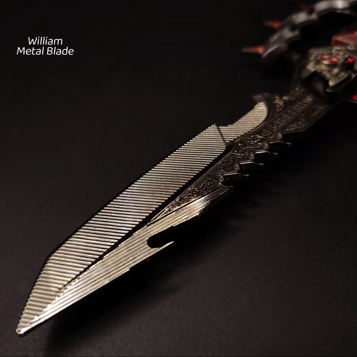 25CM/9.8" High-quality Delta Force Creed Knife Metal Blunt Replica