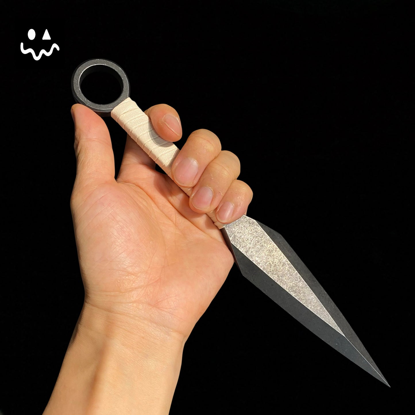 25CM/9.9" Dark Thorn CR12MOV Steel Outdoor Tool Kunai